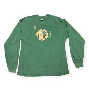 Vintage 1997 Phish Dark Green Double-Sided Graphic Long Sleeve Tee – Men’s XL